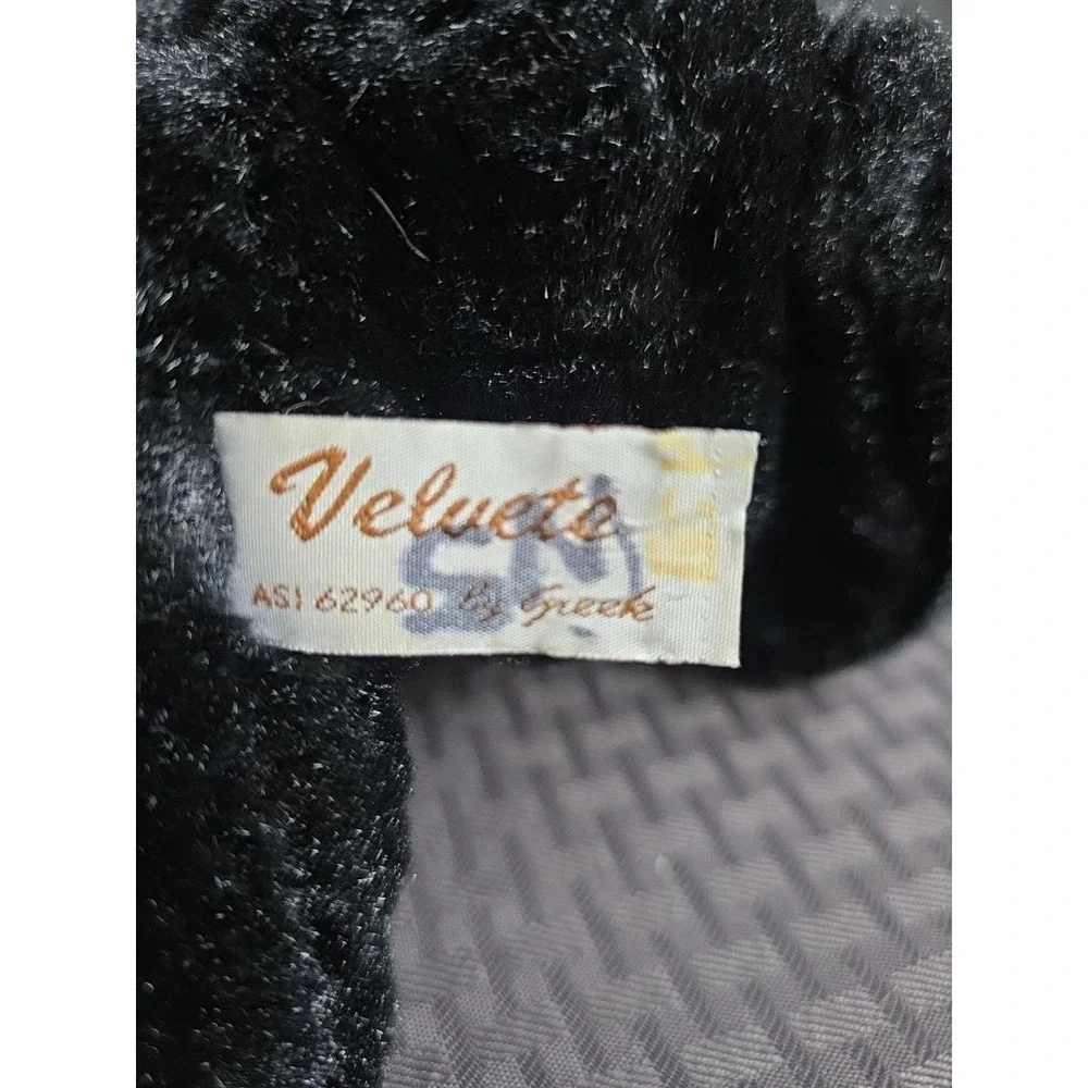 Velvete By Greek Black Bear Plush Teddy, 11 